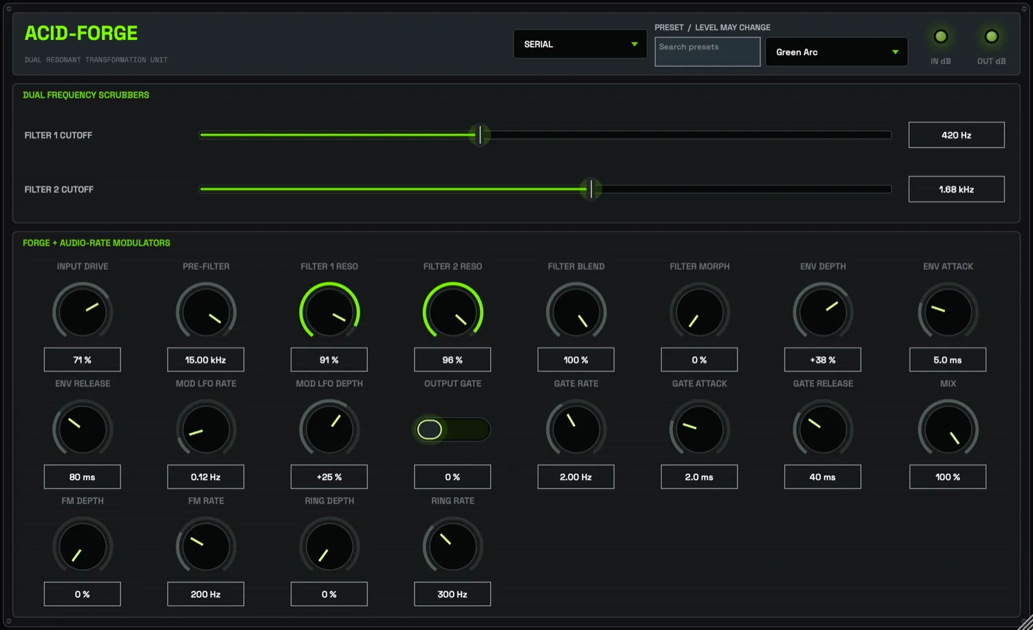 The ACID-FORGE plugin interface